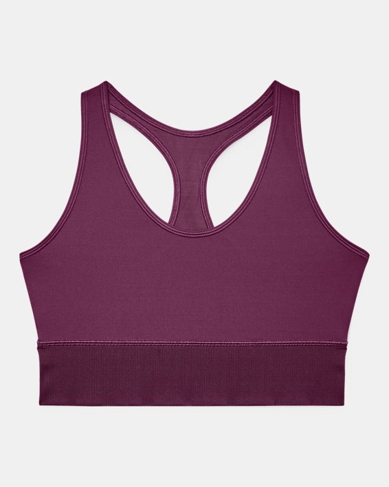 Camiseta de tirantes UA RUSH™ HeatGear® Crop para mujer, Purple, pdpMainDesktop image number 8